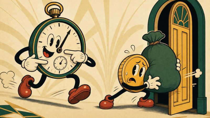 Retro cartoon illustration for the max cashout and expiry guide